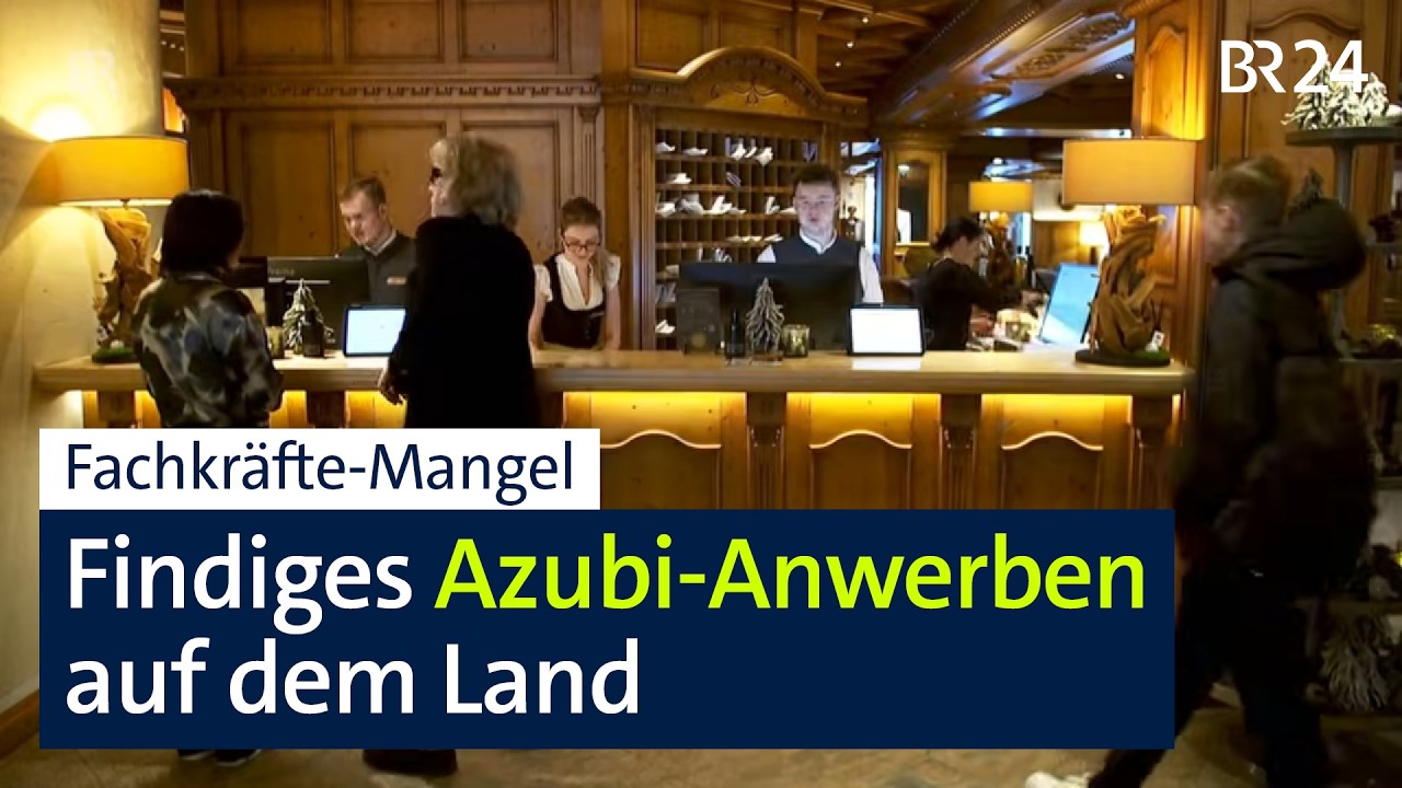 Fachkräfte-Mangel auf dem Land zwingt Unternehmen zu kreativem Azubi-Anwerben | mehr/wert | BR24