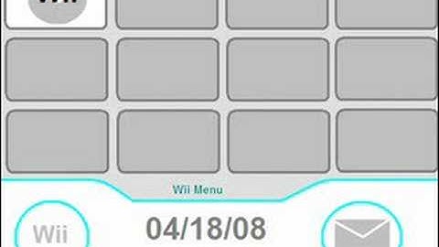 Wii Menu