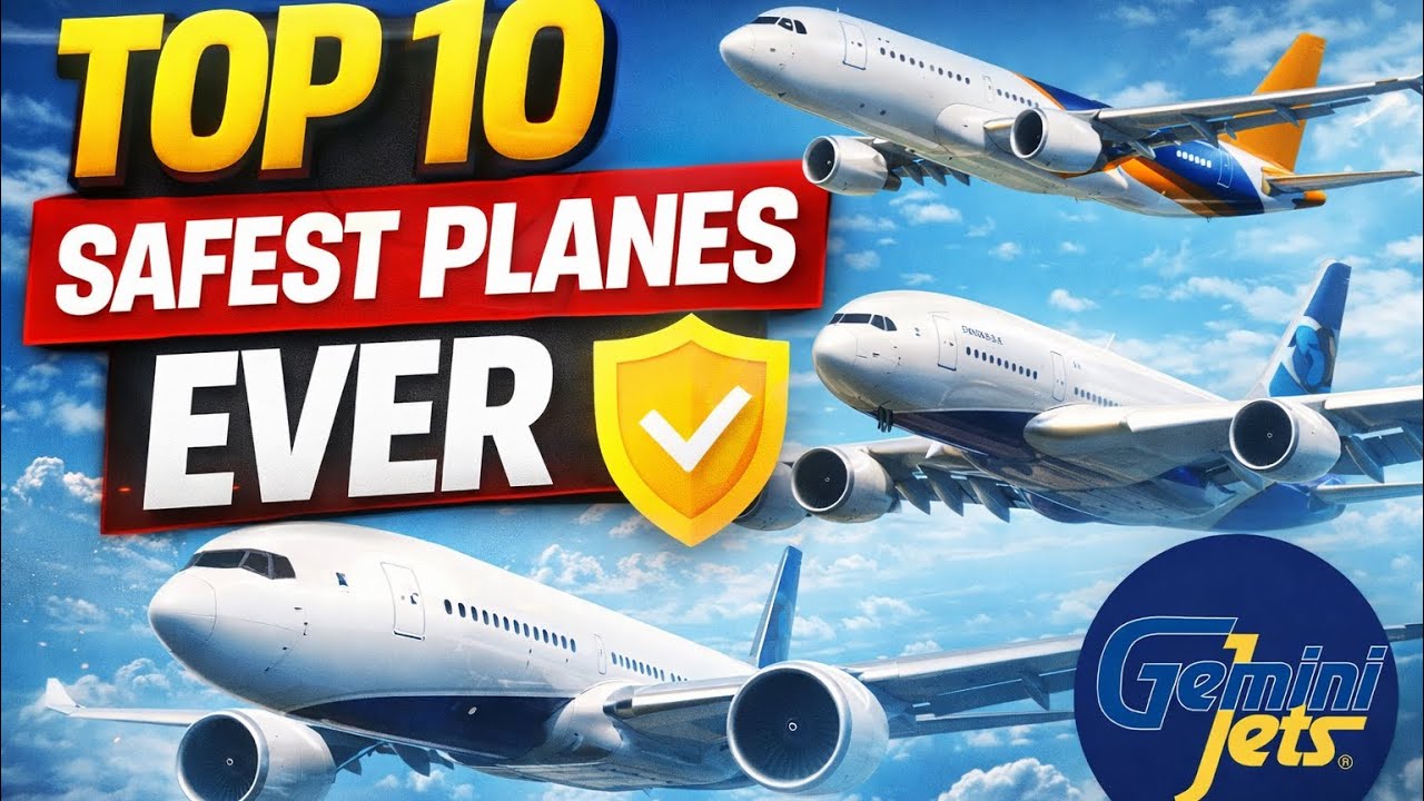 TOP 10 SAFEST PLANES EVER!✈️ GeminiJets edition!✈️