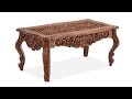 Teak Wooden Coffee Table for Home | Center Table | Natural Honey Finish @Homewoodss