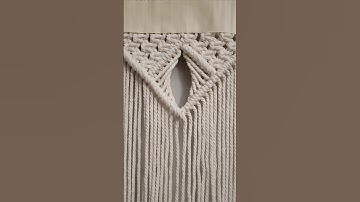 Macrame Pattern Tutorial for Beginners & Intermediate | Double Half Hitch Knot #Macrame #DIY #Shorts
