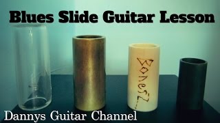 improvising blues slide guitar lesson - using open e tuning