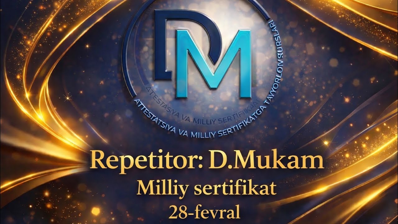 28-Fevral 2-smena 1-9 misollar yechimi 