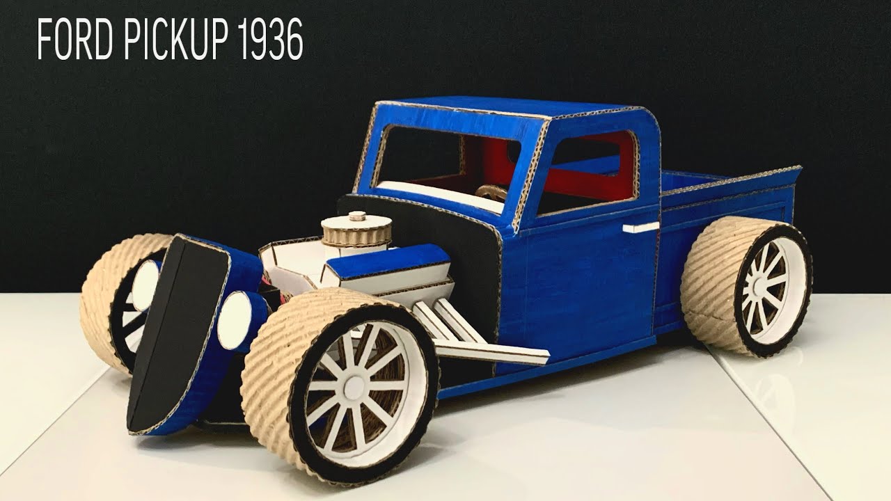 Amazing Hot Rod Pickup / How to Make Cardboard Car / Diy Classic Car