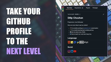 Your github profile is boring? Lets take it to next level.