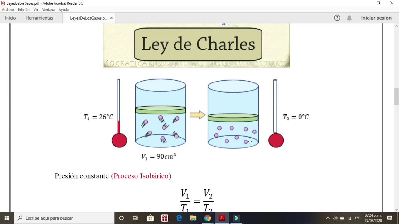 Leyes de los gases | Boyle | Charles | Gay-Lussac - YouTube
