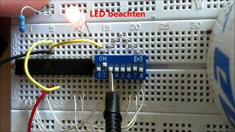 Dipschalter per µC auswerten