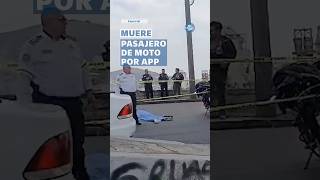 Pasajero de DiDi Moto muere al caer de motocicleta en Periférico Norte #shorts