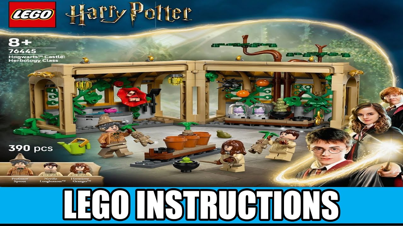 Harry Potter - Hogwarts Castle: Herbology Class LEGO instructions