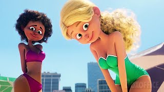 How Minions Met Cute Girls At The Beach | Despicable Me 3 | Clip