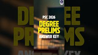 Degree Prelims - 1st Phase Prelims Kerala PSC Question Discussion | Answer Key Discussion | SCORE PS