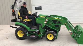 how to remove and attach a john deere quik-park™ loader