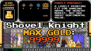 Most Expensive Item in Shovel Knight (99999 gold) King of Cards: Family Portrait screenshot 3