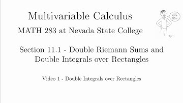 11.1-1 - Double Integrals over Rectangles