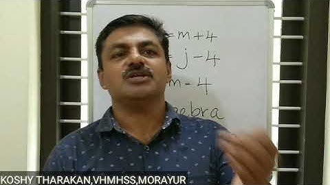 STD 7, Unit-3,part 1, Unchanging Relations, Part 1, class by KOSHY THARAKAN