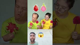 dragon fruit eating challenge #funny #kindnessiscool #comedy #challenge #games #funny  #asmr 6