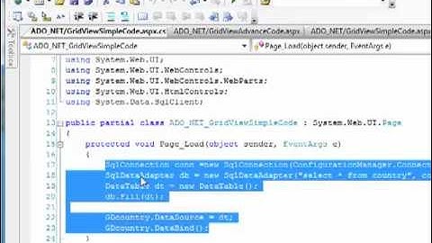 دورة asp.net || شرح التعامل مع GridView بواسطة الكود متقدم