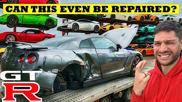 TRYING TO FIX THE CHEAPEST NISSAN GTR R35 IN THE UK!...