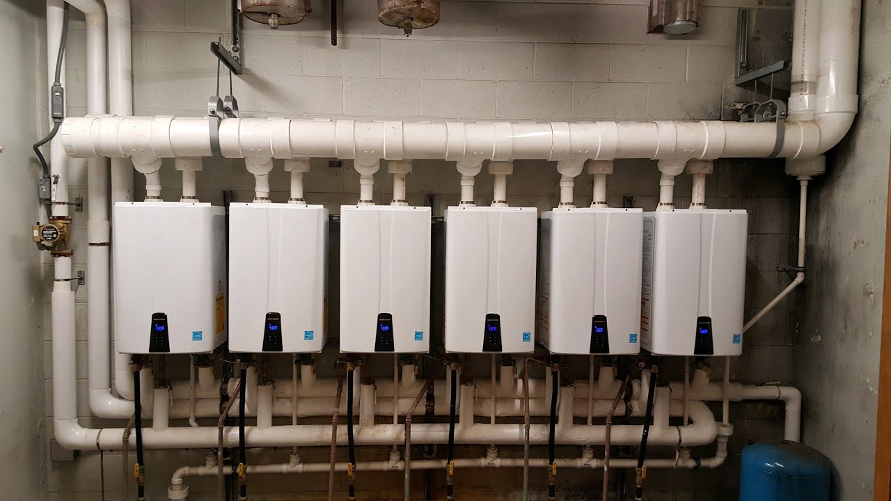 Tankless vs Tank Water Heaters for Commercial Applications - YouTube