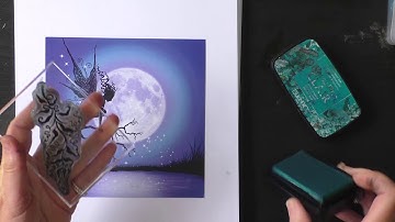 Stamping Jaylar onto a Scene Scape - A Lavinia Stamps Tutorial