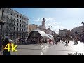 WALK TOUR PUERTA DE SOL, CALLE PRECIADOS, PLAZA CALLAO [4K] MADRID - ESPAÑA 4K