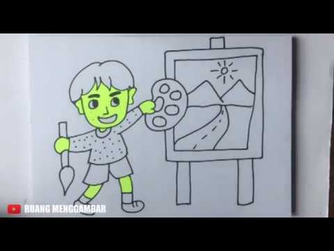 Video: Anak anda sedang melukis