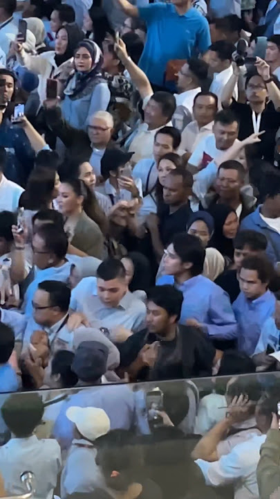 Detik-detik Kedatangan AL, EL, DUL di Deklarasi Kemenangan Prabowo-Gibran #shorts #prabowo #gibran