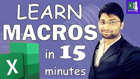 How to Create & Use Excel Macros with 2 Simple Examples #AskExcelKing #ExcelKing2020 #ExcelKing