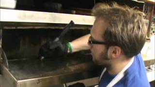 How to clean a commercial pizza oven