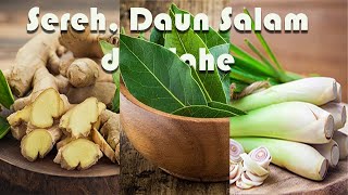 Manfaat Sereh, Daun Salam dan Jahe {efektif Asam Urat}
