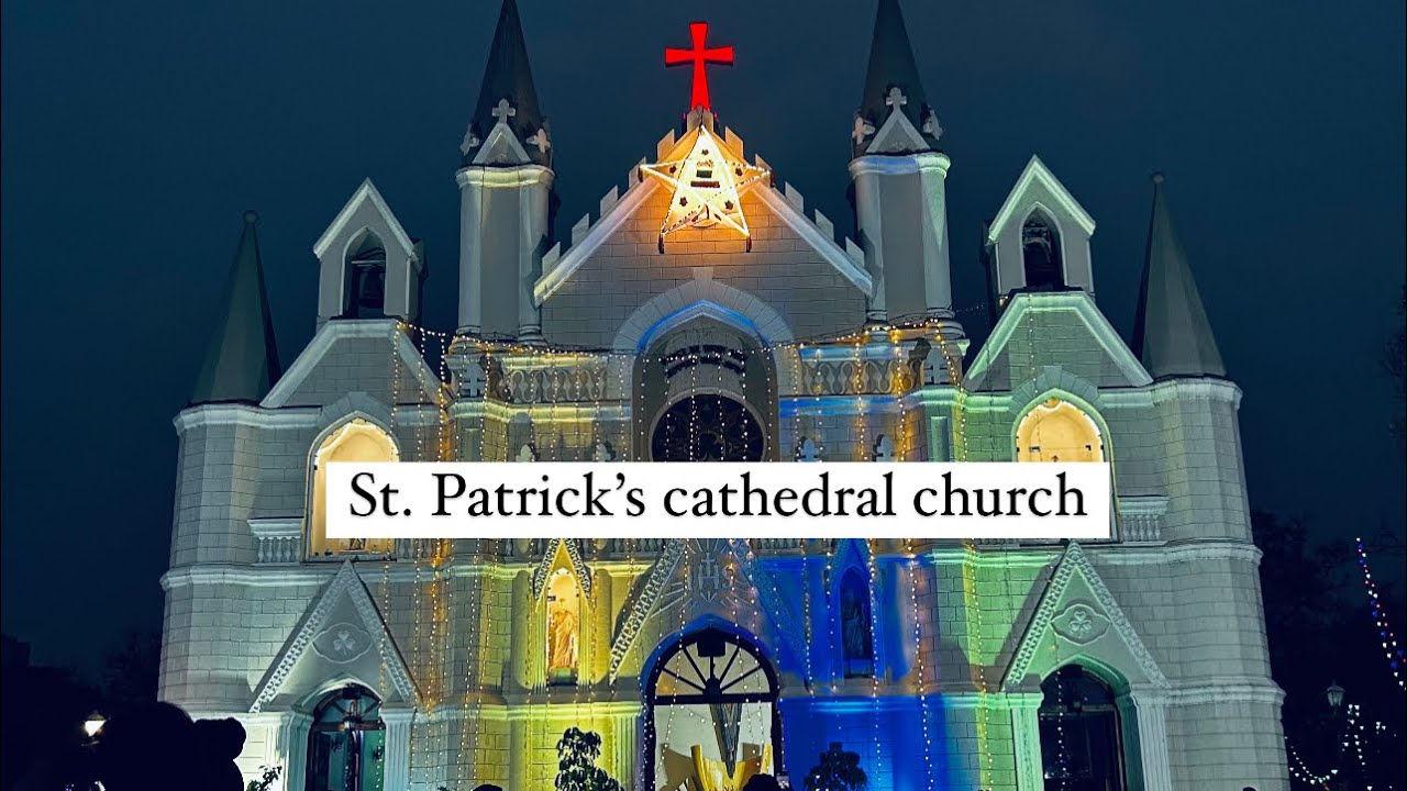 Most famous church in Pune ST. Patrick’s cathedral church Pune Christmas vlog