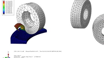 Abaqus CAE explicit orthogonal cutting 3D shell end milling PEEQ