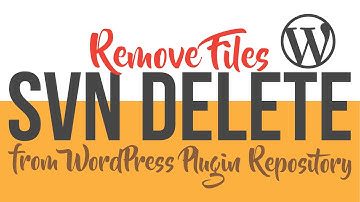 Remove files from WordPress Plugin Repository using SVN delete