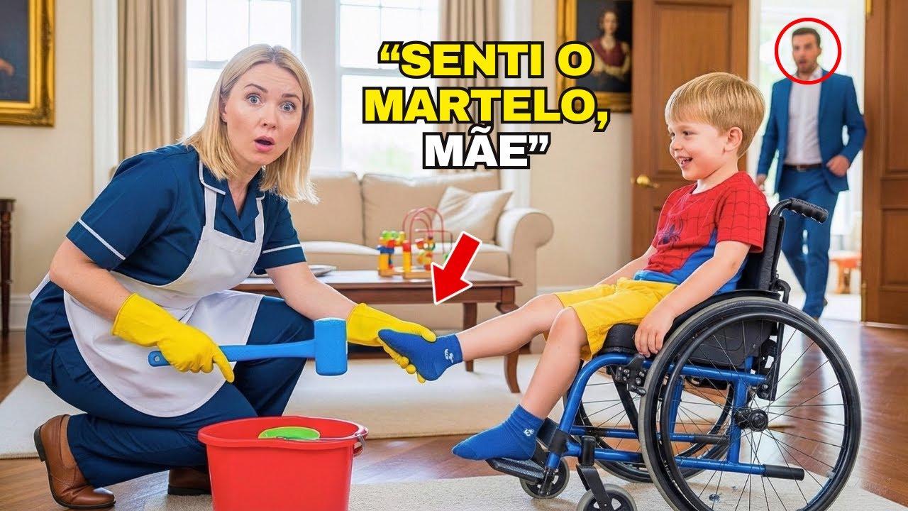Dez médicos não curaram o filho deficiente do bilionário até que a empregada doméstica interveio!!!
