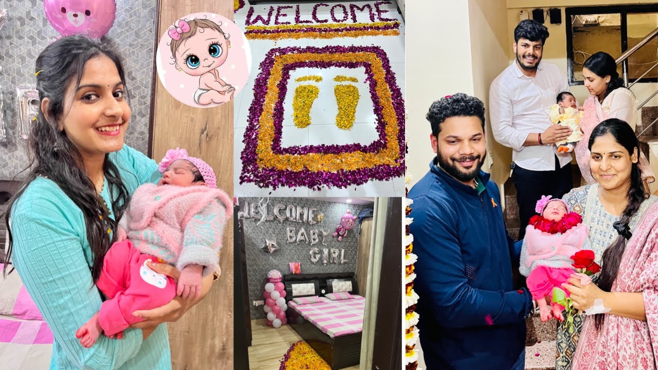 Baby Girl Ka Ghar Mein Welcome Mrinalini MS52 YouTube v-se-baby-girl-ke-latest-modern-names-subscribe-viral-trending