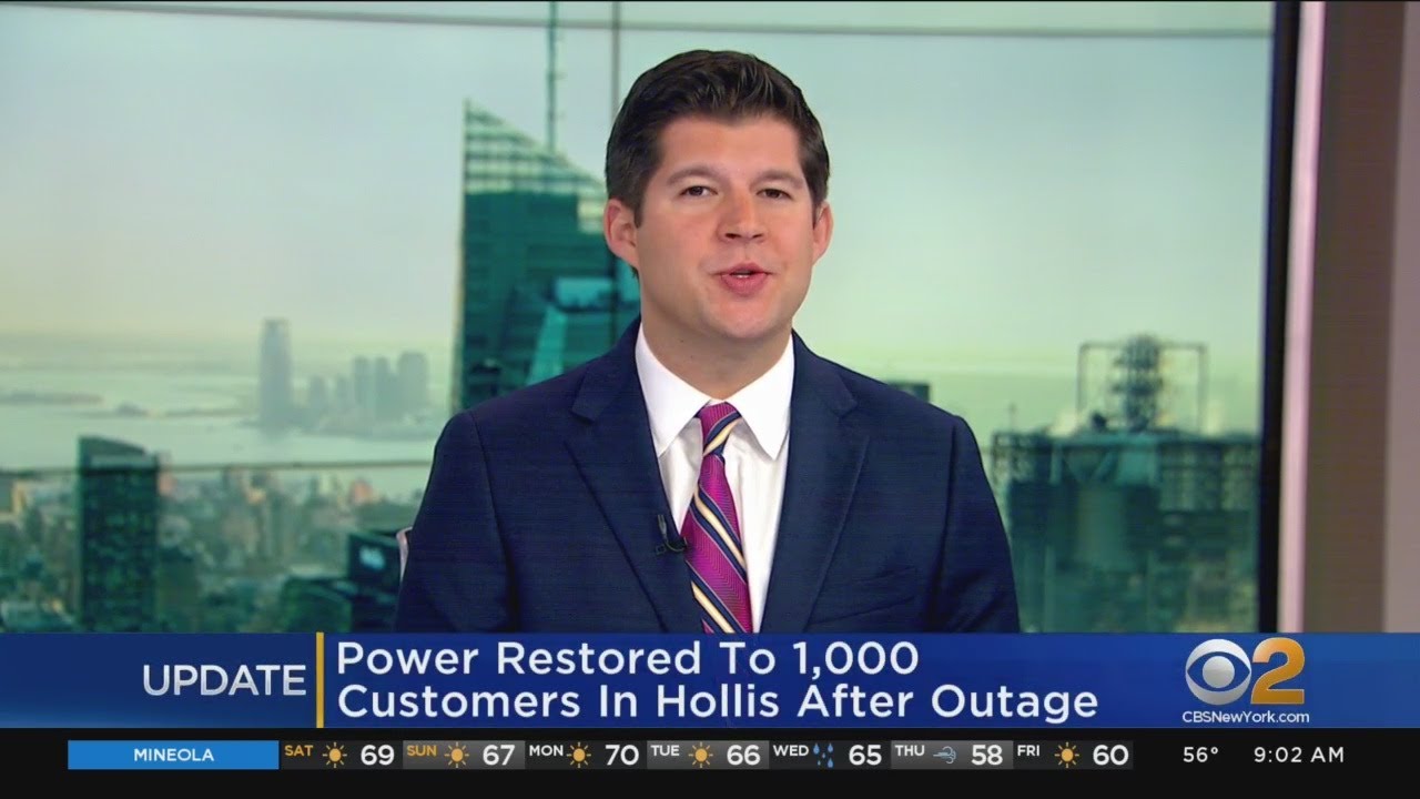 cbs new york weather Power Restored To 1,000 Customers In Hollis After Outage