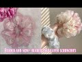 Make and sell how to make a double layer scrunchie with beads inside