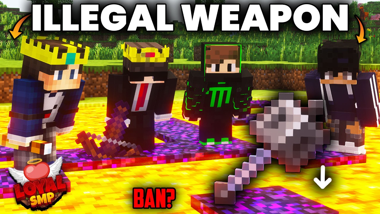 Why This Weapon Banned Us For Entire Season In This Minecraft SMP..?