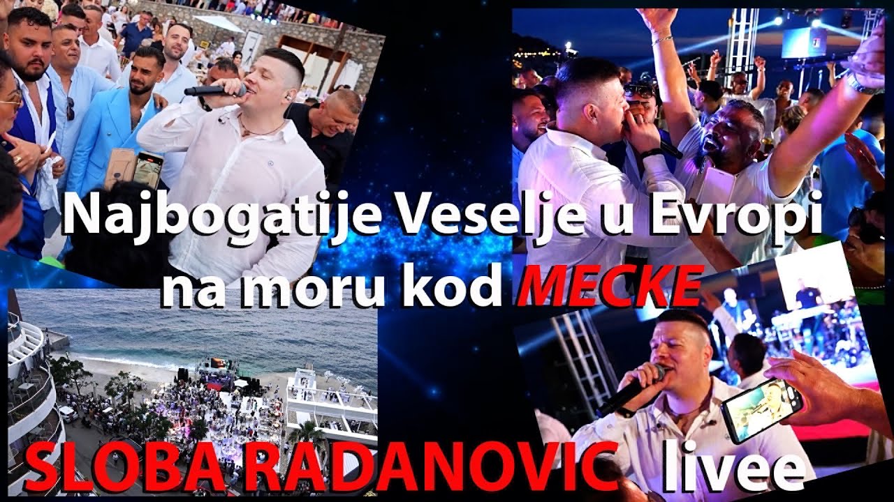 SLOBA RADANOVIC- Kraljevsko Krstenje na moru kod MECKE- Dobre vode- studio Toma Nesa
