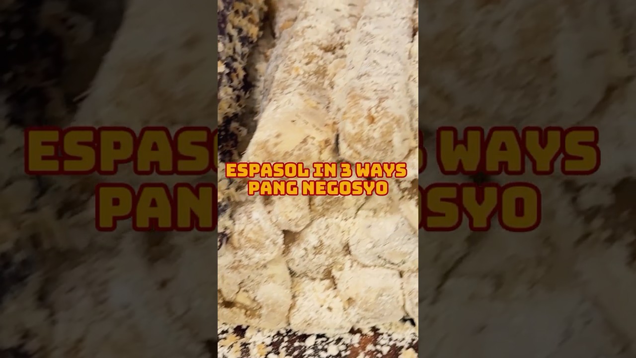 Espasol Recipe pang Negosyo