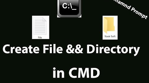 How to Create Folder and Directory through CMD | Command Prompt  | DOSd