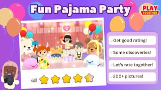 Fun Pajama Party | Photo Contest on Play Together