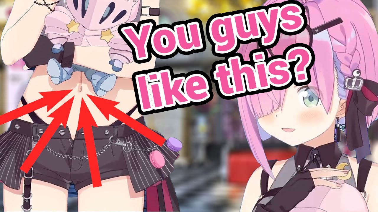 Luna just found out Lu-knight love her Belly Button in her new outfit!!