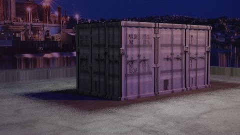 Blender Tutorial: Make a Simple Low Poly Shipping Crate in Blender Part 2