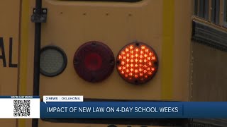 "END OF FOUR DAY WEEKS": Oklahoma law increases required school days