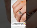 Your dream custom ring is here. Mix gems, stack styles, make it uniquely yours💍✨
