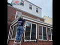 Residential Outdoor Security Camera Installation by Security iCam