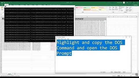 How to batch rename multiple files like a Pro. Using only Excel and MS-DOS