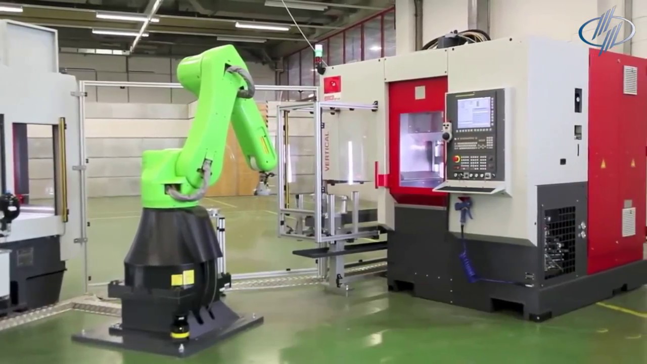 Вертикальный токарный  VT 260 + промышленный робот Fanuc CR35A + 5-ти осевой Maxxmill 400