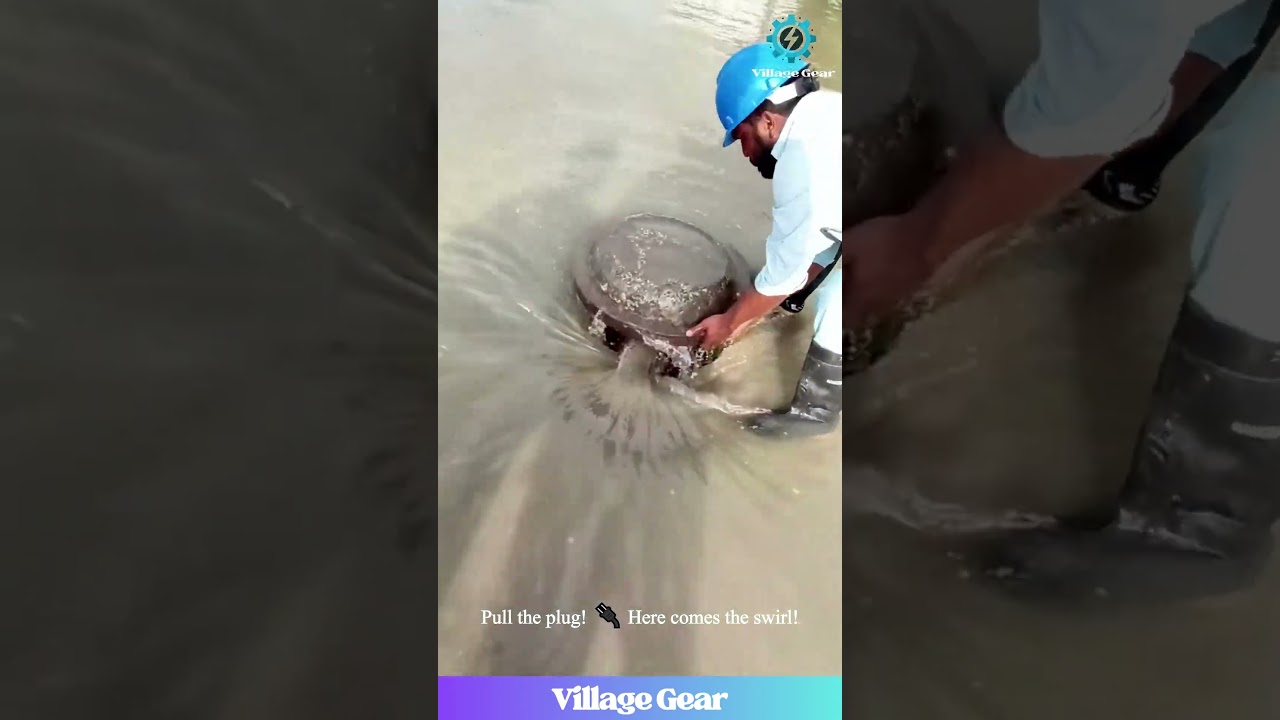 Unplugging the World's Biggest Bathtub! 🛁 That Vortex is WILD! 